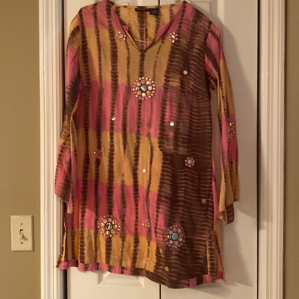 Boho Swimsuit cover up - Picture 3 of 4